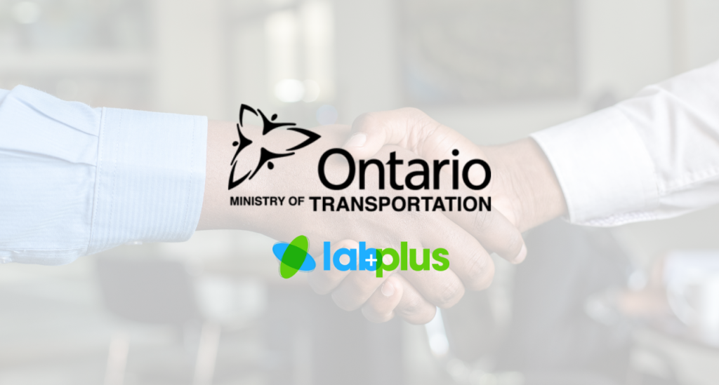 MTO and LabPlus logos for the signing of the contract between the 2 entities